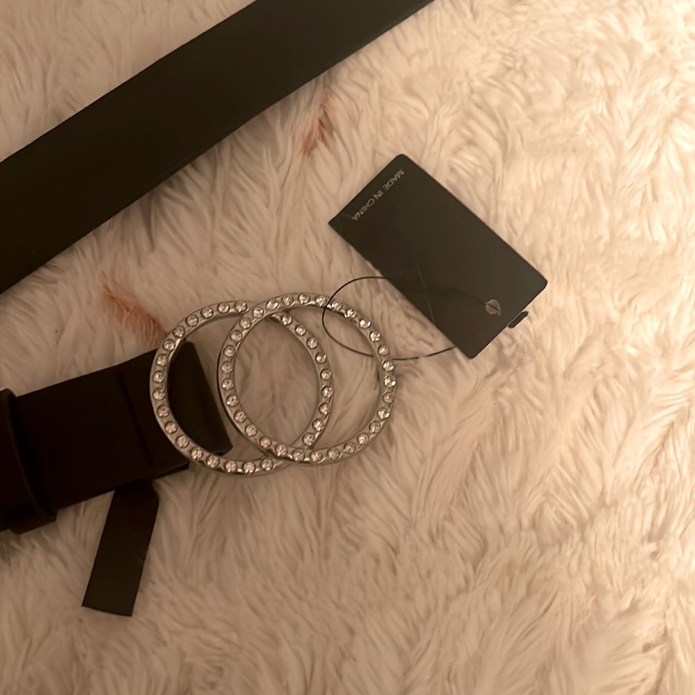 shein sparkly belt